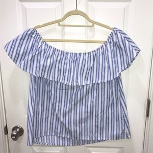 Altar’d State Blue & White Striped Top